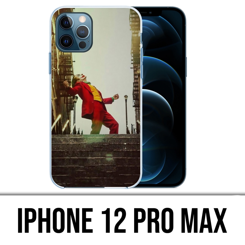 Custodia per iPhone 12 Pro Max - Joker Movie Stairs