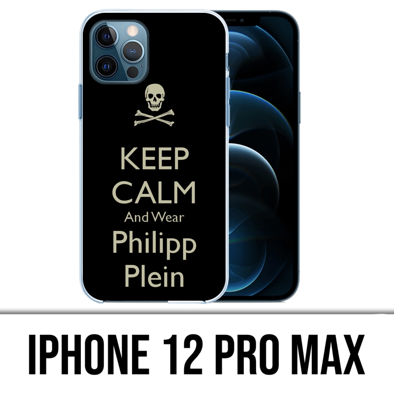Custodia per iPhone 12 Pro Max - Mantieni la calma Philipp Plein