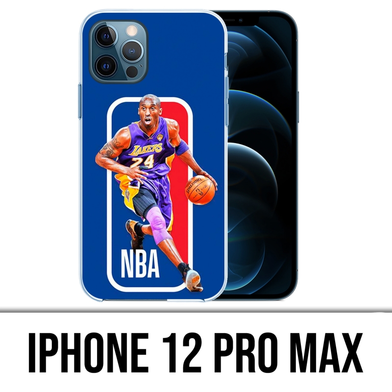 Custodia per iPhone 12 Pro Max - Kobe Bryant Logo Nba