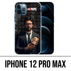 Coque iPhone 12 Pro Max - La Casa De Papel - Professeur Masque