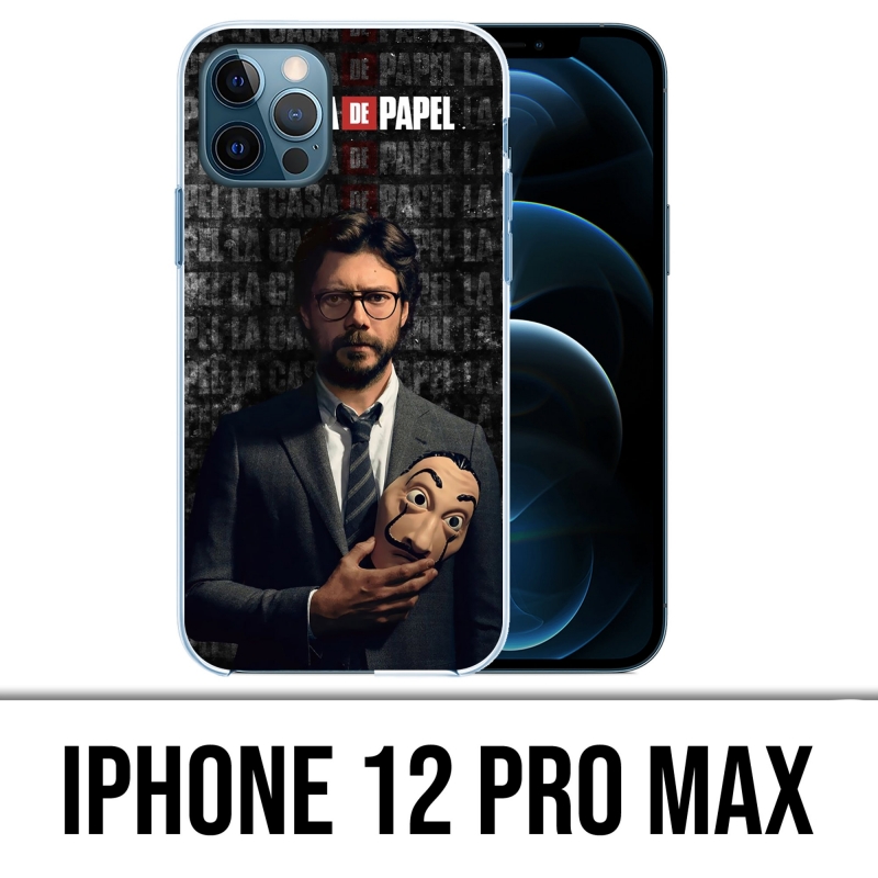 Coque iPhone 12 Pro Max - La Casa De Papel - Professeur Masque