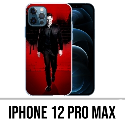 Coque iPhone 12 Pro Max - Lucifer Ailes Mur