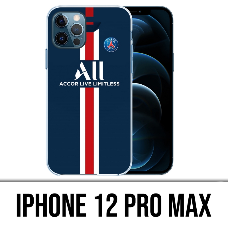 Funda para iPhone 12 Pro Max - Camiseta de fútbol Psg 2020