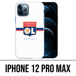 Coque iPhone 12 Pro Max - OL Olympique Lyonnais Logo Bandeau