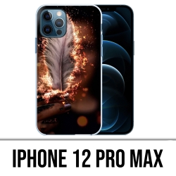 Coque iPhone 12 Pro Max - Plume Feu