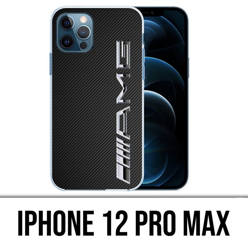 IPhone 12 Pro Max Case - Amg Carbon Logo