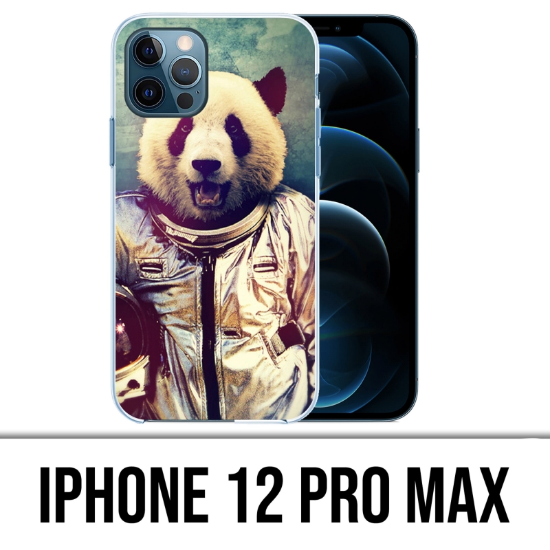 Funda para iPhone 12 Pro Max - Panda Astronaut Animal