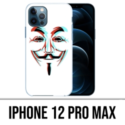 Coque iPhone 12 Pro Max - Anonymous 3D