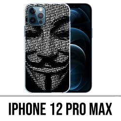 Coque iPhone 12 Pro Max - Anonymous