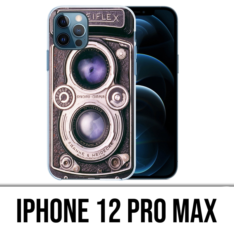 Coque iPhone 12 Pro Max - Appareil Photo Vintage