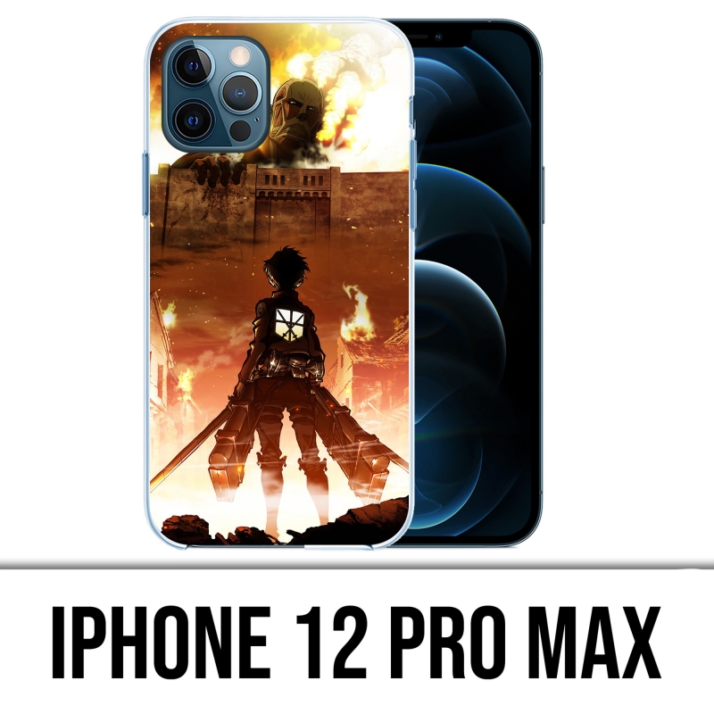 IPhone 12 Pro Max Case - Attak-On-Titan-Poster