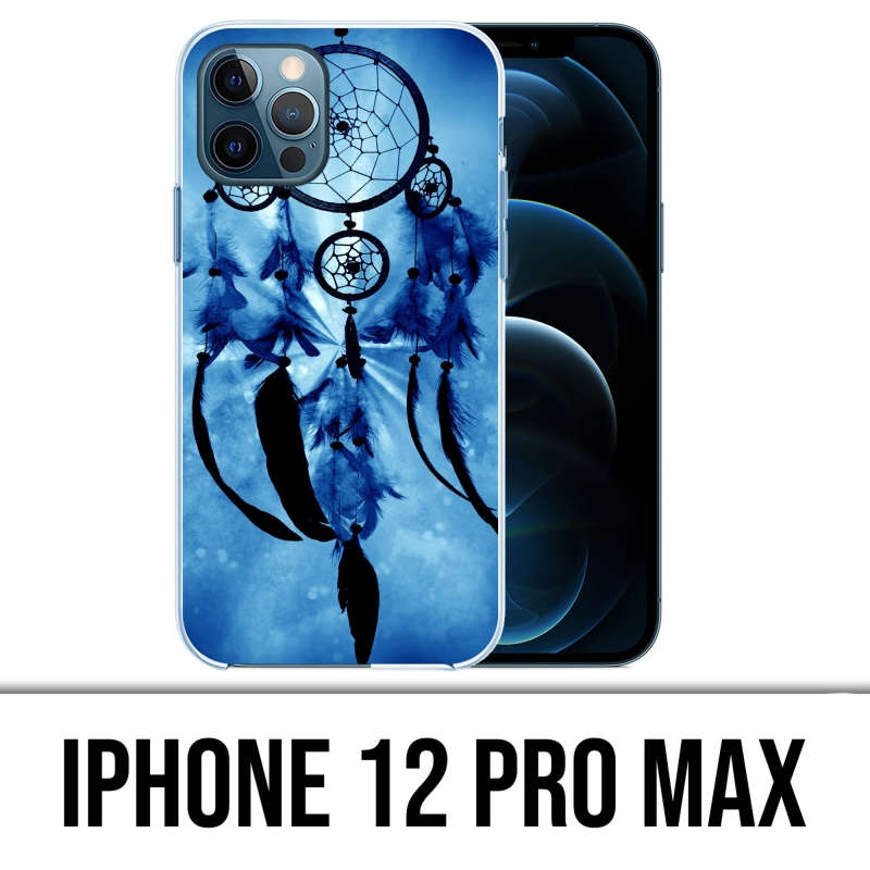 Funda para iPhone 12 Pro Max - Atrapasueños Azul