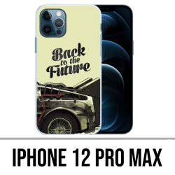 Coque iPhone 12 Pro Max - Back To The Future Delorean 2