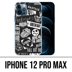 Coque iPhone 12 Pro Max - Badge Rock