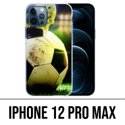 Coque iPhone 12 Pro Max - Ballon Football Pied