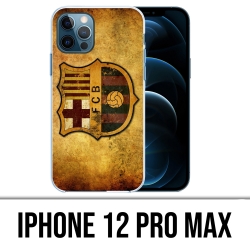 Funda para iPhone 12 Pro Max - Fútbol Barcelona Vintage