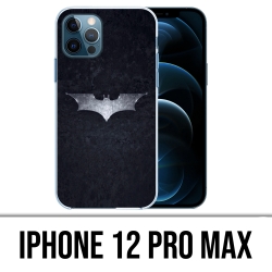 Coque iPhone 12 Pro Max - Batman Logo Dark Knight