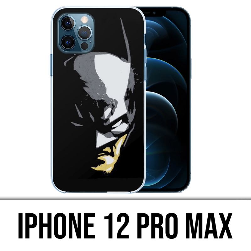 IPhone 12 Pro Max Case - Batman Paint Face