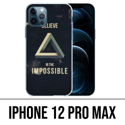 Coque iPhone 12 Pro Max - Believe Impossible