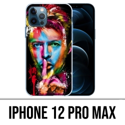Coque iPhone 12 Pro Max - Bowie Multicolore