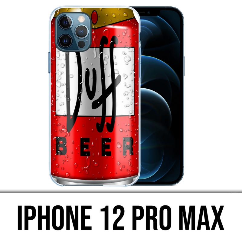 IPhone 12 Pro Max Case - Canette-Duff-Beer