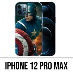 Custodia per iPhone 12 Pro Max - Captain America Comics Avengers