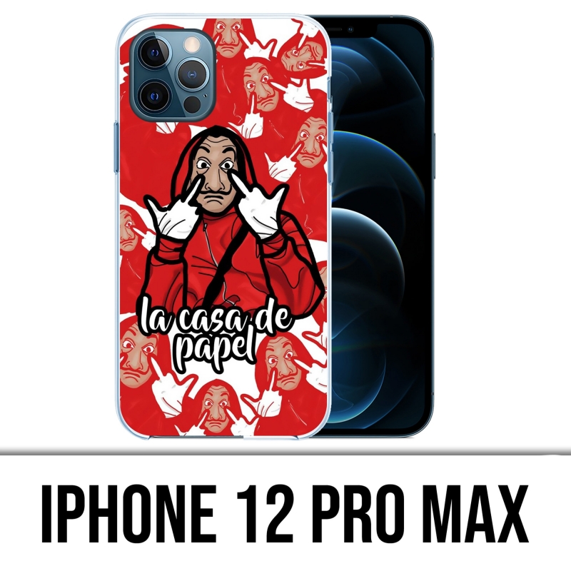 Funda para iPhone 12 Pro Max - Dibujos animados Casa De Papel