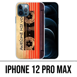 Coque iPhone 12 Pro Max - Cassette Audio Vintage Gardiens De La Galaxie