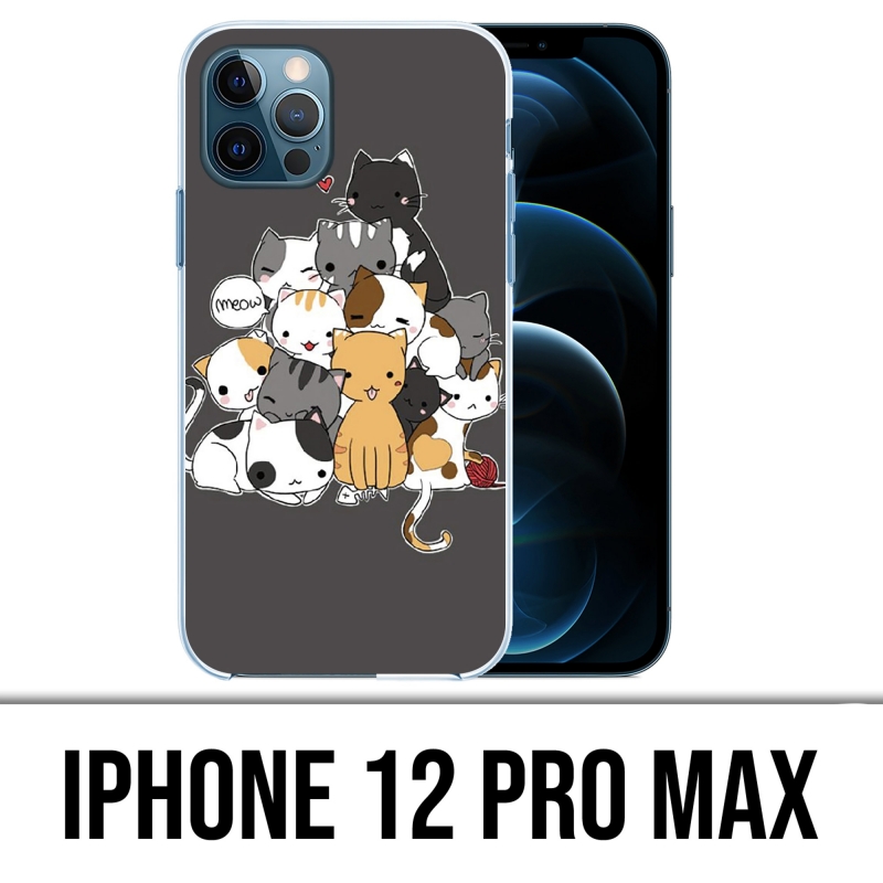 Custodia per iPhone 12 Pro Max - Cat Meow
