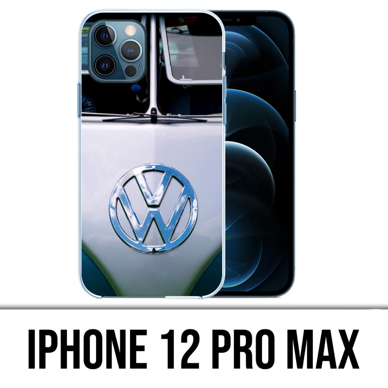 Coque iPhone 12 Pro Max - Combi Gris Vw Volkswagen