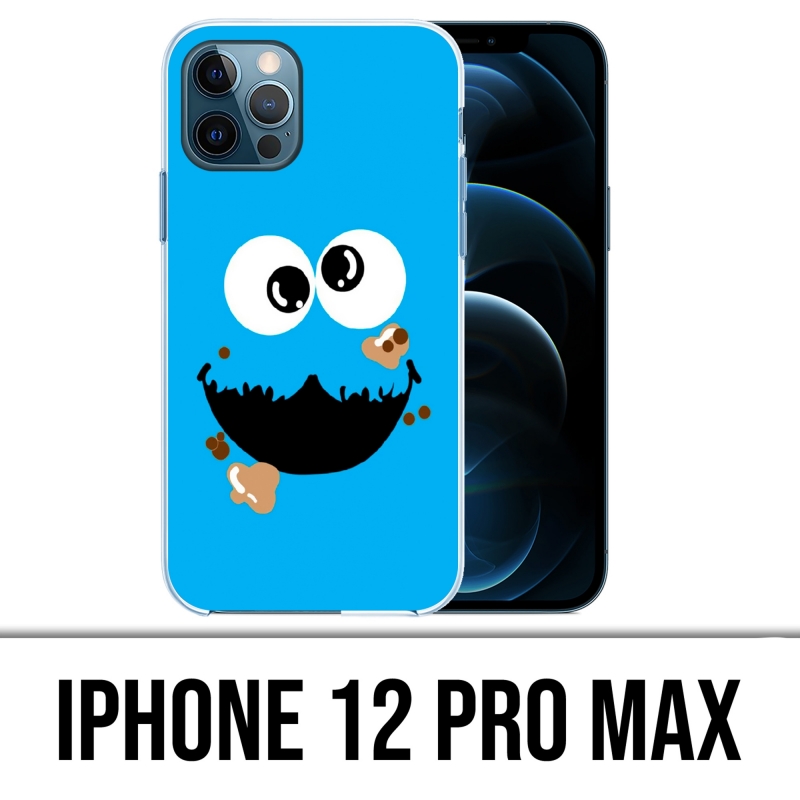 Funda para iPhone 12 Pro Max - Cara de Cookie Monster
