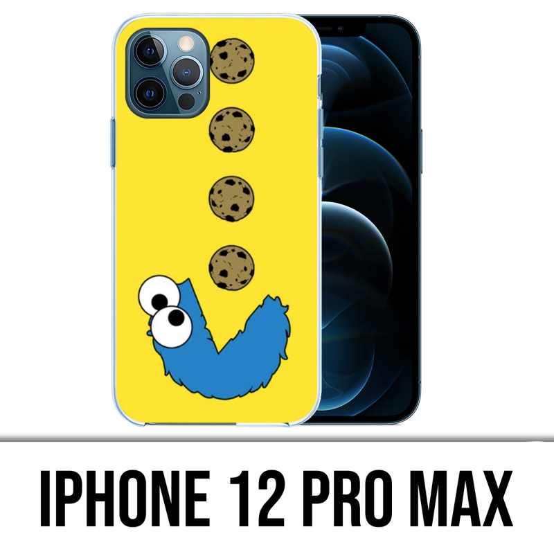 IPhone 12 Pro Max Case - Cookie Monster Pacman