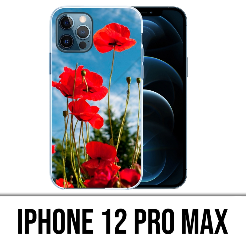 IPhone 12 Pro Max Case - Poppies 1