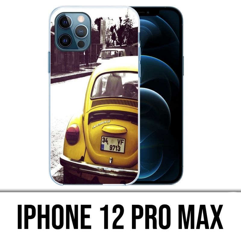 Funda para iPhone 12 Pro Max - Vintage Beetle