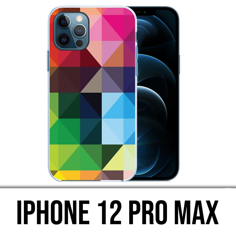 IPhone 12 Pro Max Case - Cubes-Multicolors