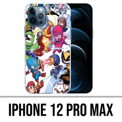 Coque iPhone 12 Pro Max - Cute Marvel Heroes
