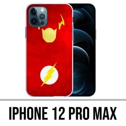 Coque iPhone 12 Pro Max - Dc Comics Flash Art Design