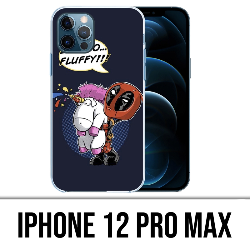 Funda para iPhone 12 Pro Max - Unicornio esponjoso de Deadpool