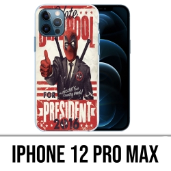 Coque iPhone 12 Pro Max - Deadpool Président