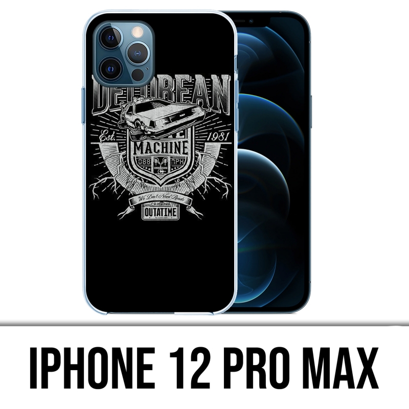 Funda para iPhone 12 Pro Max - Delorean Outatime