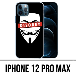 Coque iPhone 12 Pro Max - Disobey Anonymous
