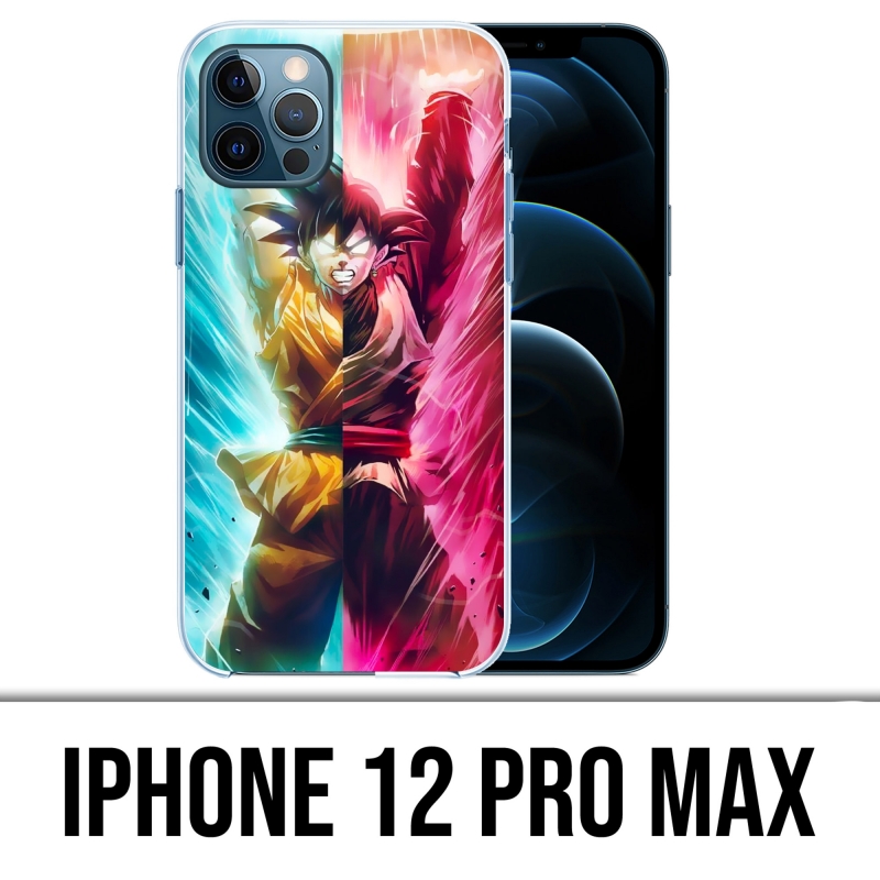 Coque iPhone 12 Pro Max - Dragon Ball Black Goku