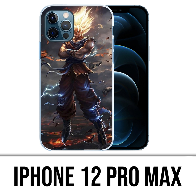 Custodia per iPhone 12 Pro Max - Dragon Ball Super Saiyan