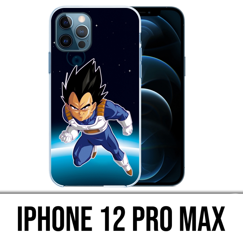 Coque iPhone 12 Pro Max - Dragon Ball Vegeta Espace