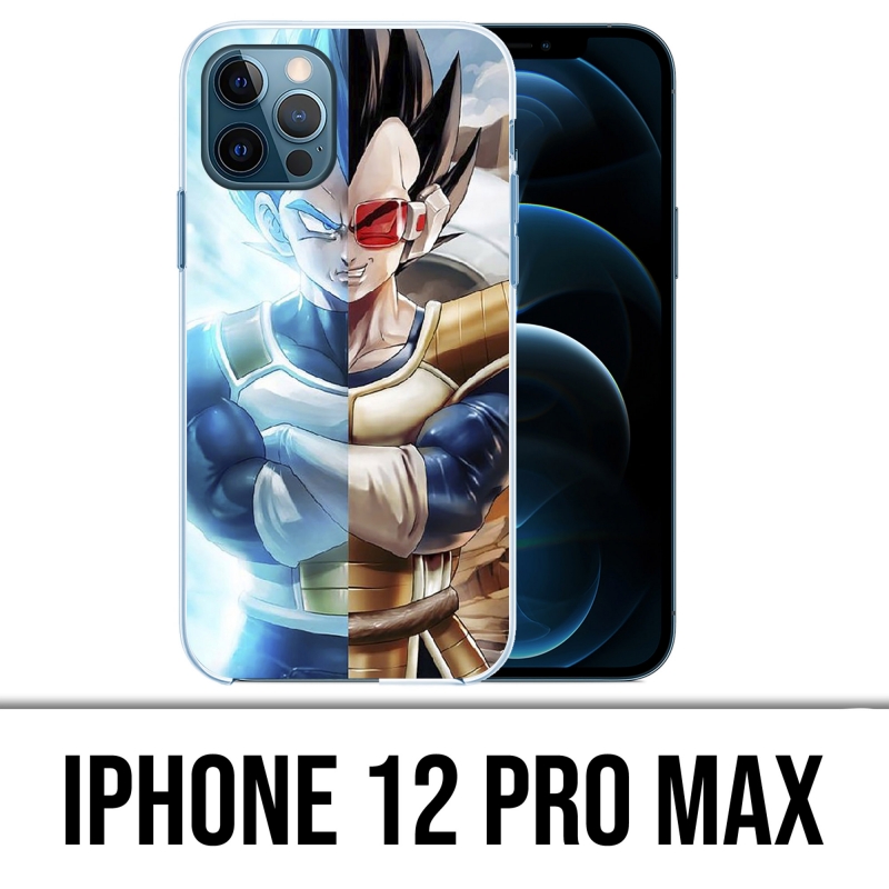 Coque iPhone 12 Pro Max - Dragon Ball Vegeta Super Saiyan