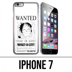 Funda iPhone 7 - One Piece Wanted Luffy
