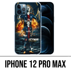 Coque iPhone 12 Pro Max - Football Psg Neymar Victoire