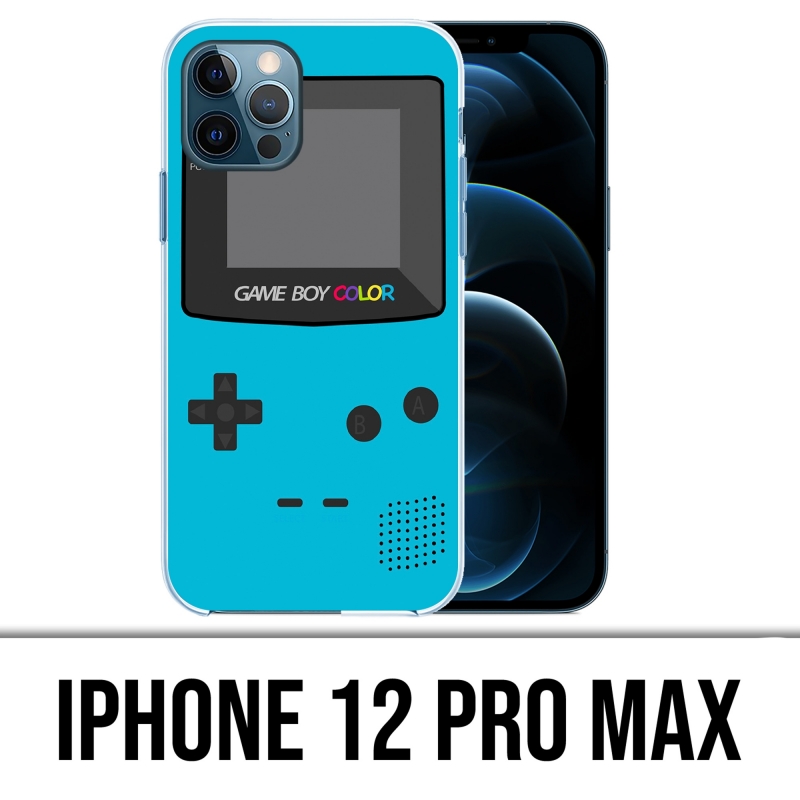 Custodia per iPhone 12 Pro Max - Game Boy Color Turchese