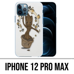 Custodia per iPhone 12 Pro Max Guardiani della Galassia Dancing Groot