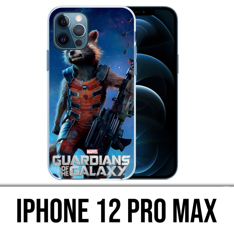 Custodia per iPhone 12 Pro Max Guardiani della Galassia Rocket